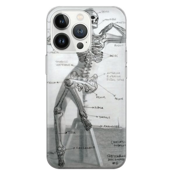 Medical illustration Phone Case Anatomy courses Cover for Pixel 8 Pro 7A, iPhone 15 14 13 12 Pro 11 XR for Samsung S24 FE S23 A73 A53 - Image 5