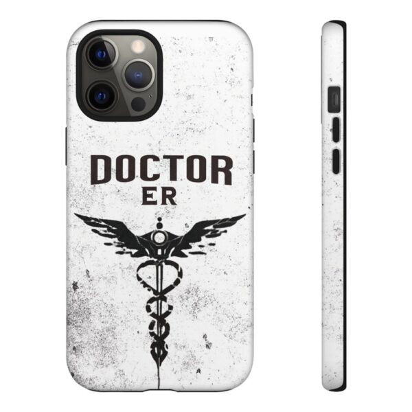 Elegant healthcare worker phone case, Medicine Tough Cases, ER Doctor, Emergency doctor Medical Pattern Custom - Image 9