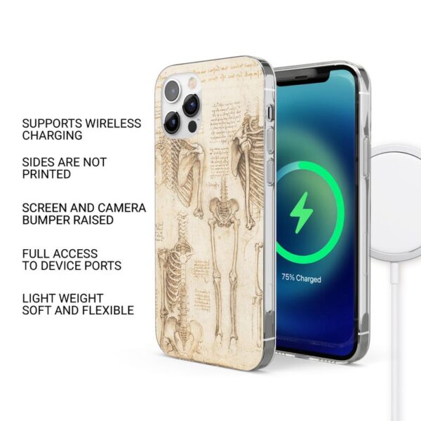 Medical Phone Case Human Anatomy Cover for iPhone 16 15 14 13 12 Pro 11 XR 8 7, Samsung S24 Fe S23 S22 A16 A15 A35 A55 A54 A53 Pixel 9 Pro - Image 8