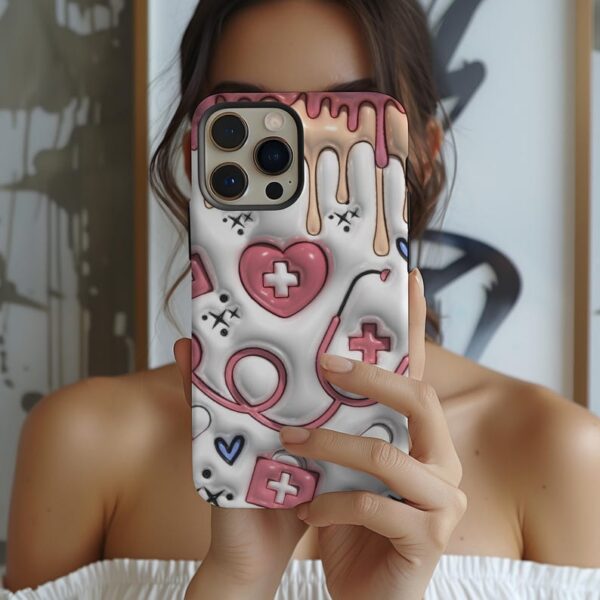 Registered Nurse Gift Phone Case for Doctor, Nurse iPhone 16 iPhone 15 iPhone 14 iPhone 13 Galaxy S24 Pixel 9 Family Doctor Gift NP Gifts - Image 4