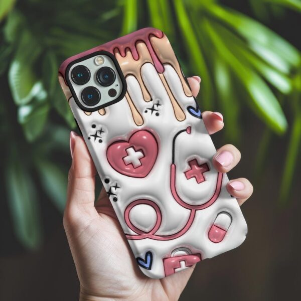 Registered Nurse Gift Phone Case for Doctor, Nurse iPhone 16 iPhone 15 iPhone 14 iPhone 13 Galaxy S24 Pixel 9 Family Doctor Gift NP Gifts - Image 6