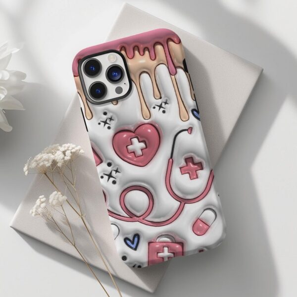 Registered Nurse Gift Phone Case for Doctor, Nurse iPhone 16 iPhone 15 iPhone 14 iPhone 13 Galaxy S24 Pixel 9 Family Doctor Gift NP Gifts - Image 8