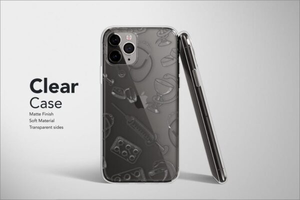 Clear Medical Sketch Art Case Aesthetic Phone Cover For iPhone 16 Pro Max 16e 15 Plus 14 Mini SE XR XS Samsung S25 S24 S23 Pixel 9 8 - Image 3