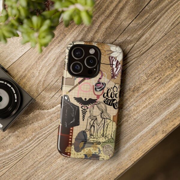 Doctor Phone Case, Vintage Medical Collage Design, Retro Anatomy Cover, Gift for Physician, Med Student Accessory, Healthcare Art Case - Image 4