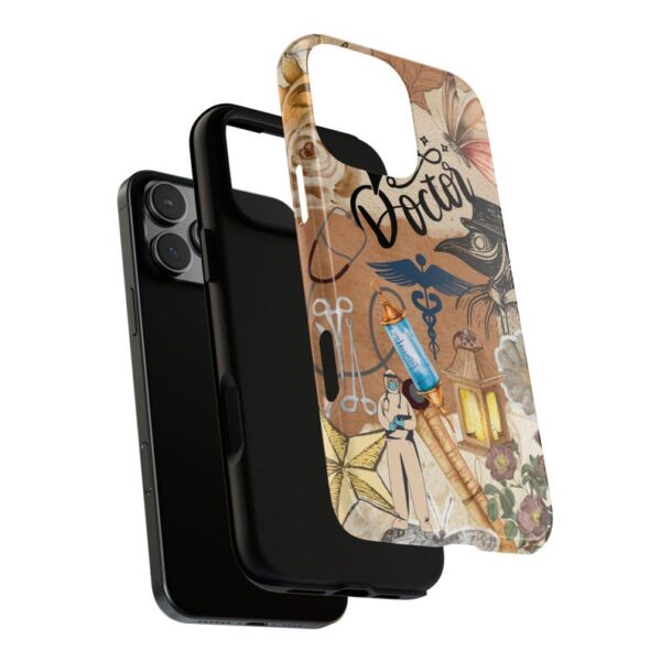 Doctor Phone Case, Vintage Medical Collage iPhone Cover, Aesthetic Healthcare Gift, Retro Anatomy Design for Physicians, Med Student Gift - Image 5