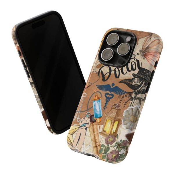 Doctor Phone Case, Vintage Medical Collage iPhone Cover, Aesthetic Healthcare Gift, Retro Anatomy Design for Physicians, Med Student Gift - Image 6