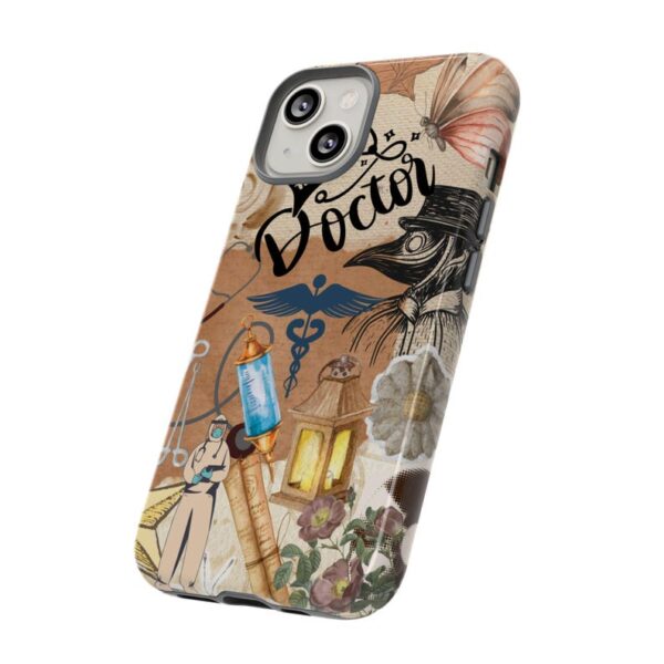 Doctor Phone Case, Vintage Medical Collage iPhone Cover, Aesthetic Healthcare Gift, Retro Anatomy Design for Physicians, Med Student Gift - Image 7