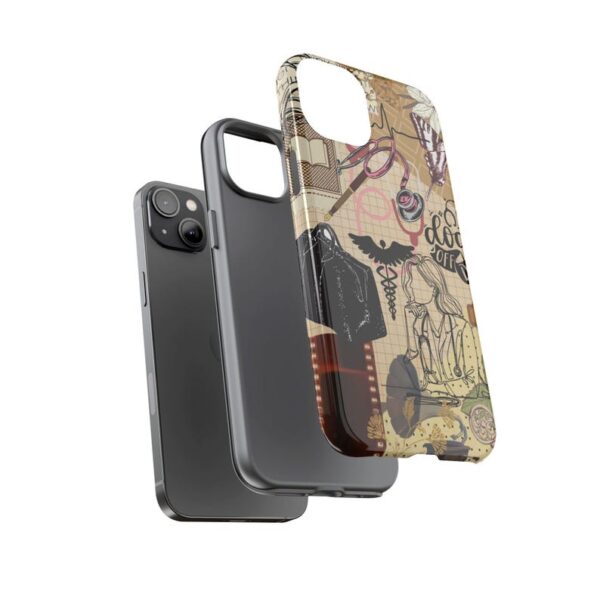 Doctor Phone Case, Vintage Medical Collage Design, Retro Anatomy Cover, Gift for Physician, Med Student Accessory, Healthcare Art Case - Image 6