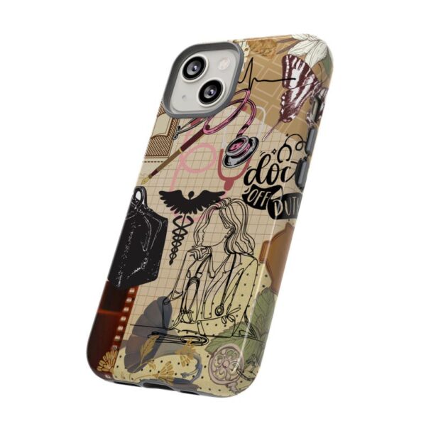 Doctor Phone Case, Vintage Medical Collage Design, Retro Anatomy Cover, Gift for Physician, Med Student Accessory, Healthcare Art Case - Image 8