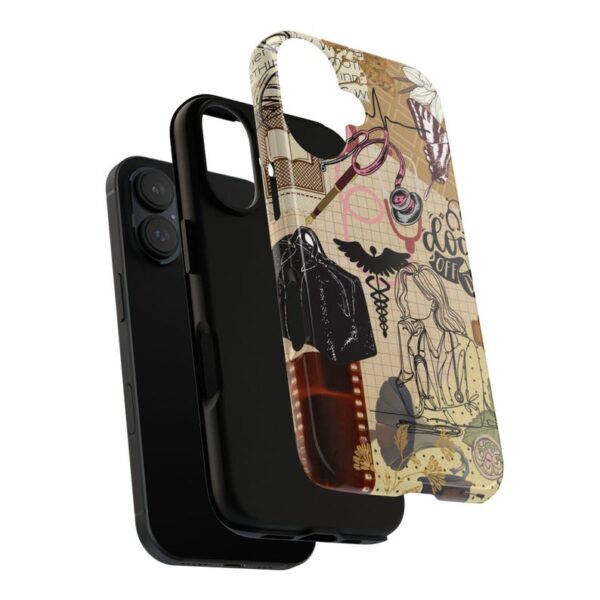 Doctor Phone Case, Vintage Medical Collage Design, Retro Anatomy Cover, Gift for Physician, Med Student Accessory, Healthcare Art Case - Image 9