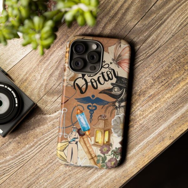 Doctor Phone Case, Vintage Medical Collage iPhone Cover, Aesthetic Healthcare Gift, Retro Anatomy Design for Physicians, Med Student Gift - Image 10